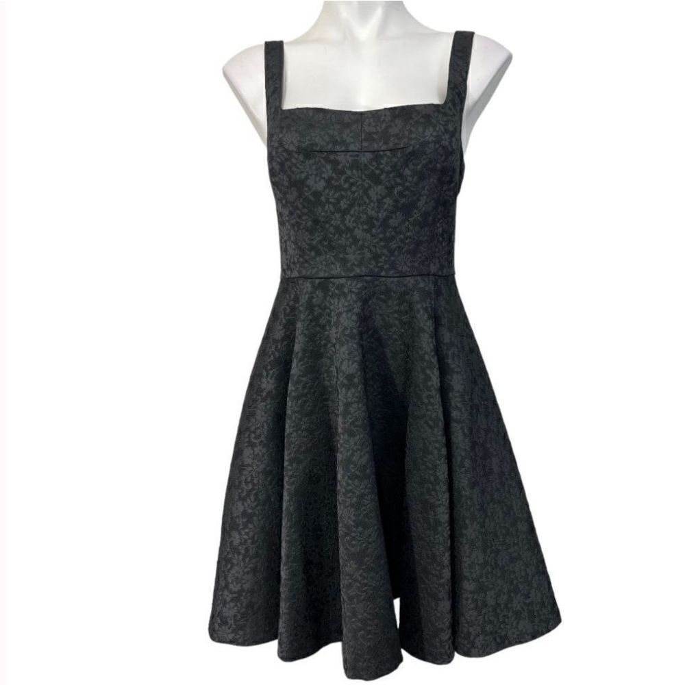 Jill Jill Stuart Black Fit and Flare Dress